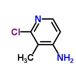 2-Chloro-3-methyl-4-pyridinamine structure