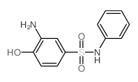 2-氨基苯酚-4-磺酰苯胺结构式