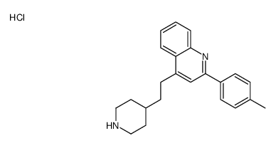 2-(4-methylphenyl)-4-(2-piperidin-4-ylethyl)quinoline,hydrochloride结构式