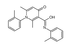 2,6-dimethyl-N,1-bis(2-methylphenyl)-4-oxopyridine-3-carboxamide Structure