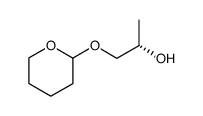 (2S)-1-tetrahydropyranyloxy-2-hydroxypropane结构式