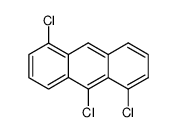 1,5,9-trichloroanthracene Structure