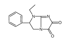 1-ethyl-2-phenyl-2,3-dihydroimidazo[1,2-a]imidazole-5,6-dione Structure