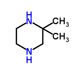 2,2-二甲基哌嗪结构式