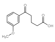 5-(3-甲氧基苯基)-5-氧戊酸结构式