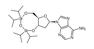 2'-Deoxy-3',5'-O-(1,1,3,3-tetraisopropyldisiloxane-1,3-diyl)adenosine Structure
