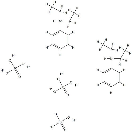 bis(N,N-diethylanilinium) heptahydrogen triphosphate Structure