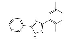 5-(2,5-dimethylphenyl)-3-phenyl-1H-1,2,4-triazole结构式