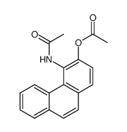 3-acetoxy-4-acetylamino-phenanthrene Structure