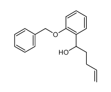 1-(2-(benzyloxy)phenyl)pent-4-en-1-ol结构式