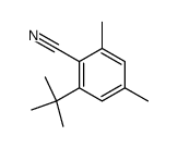 2-tert-butyl-4,6-dimethyl-benzonitrile结构式