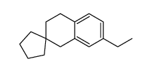 7'-ethyl-3',4'-dihydro-1'H-spiro[cyclopentane-1,2'-naphthalene]结构式