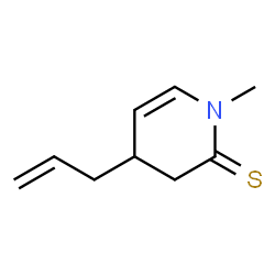 2(1H)-Pyridinethione,3,4-dihydro-1-methyl-4-(2-propen-1-yl)- Structure