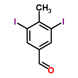 3,5-Diiodo-4-methylbenzaldehyde Structure