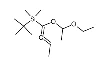 1-t-Butyldimethylsilyl-1-(1-ethoxyethoxy)-1,2-butadiene Structure