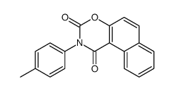 2-(4-methylphenyl)benzo[f][1,3]benzoxazine-1,3-dione Structure