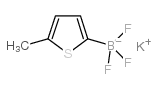 5-甲基-2-噻吩三氟硼酸钾结构式