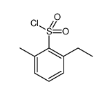 Benzenesulfonyl chloride, 2-ethyl-6-methyl Structure