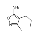 (5ci)-5-氨基-3-甲基-4-丙基异噁唑结构式