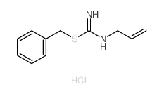 1-benzylsulfanyl-N-prop-2-enyl-methanimidamide Structure