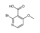 2-bromo-4-methoxypyridine-3-carboxylic acid结构式