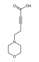 5-(4-Morpholinyl)-2-pentynoic acid结构式