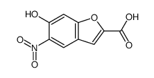 6-hydroxy-5-nitro-1-benzofuran-2-carboxylic acid Structure