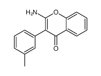 4H-1-Benzopyran-4-one,2-amino-3-(3-methylphenyl)-(9CI) picture