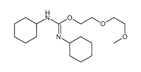2-(2-methoxyethoxy)ethyl N,N'-dicyclohexylcarbamimidate结构式