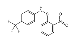 N-(2-nitrophenyl)sulfanyl-4-(trifluoromethyl)aniline结构式