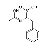 (1-acetamido-2-phenylethyl)boronic acid结构式