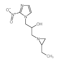 1H-Imidazole-1-ethanol,a-[(2-ethyl-1-aziridinyl)methyl]-2-nitro- structure