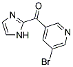 (5-BROMOPYRIDIN-3-YL)(1H-IMIDAZOL-2-YL)METHANONE Structure