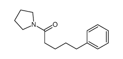 5-phenyl-1-pyrrolidin-1-ylpentan-1-one Structure