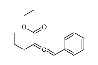 ethyl 2-(2-phenylethenylidene)pentanoate结构式