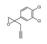 2-(3,4-dichlorophenyl)-2-prop-2-ynyloxirane Structure