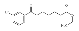 ethyl 7-(3-bromophenyl)-7-oxoheptanoate Structure