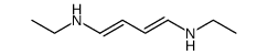 1.4-Bis-ethylamino-butadien-(1.3) Structure