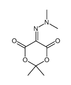 2,2-dimethyl-1,3-dioxane-4,5,6-trione 5-dimethylhydrazone Structure