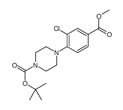 Methyl 4-(4-Boc-1-piperazinyl)-3-chlorobenzoate picture