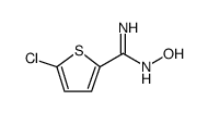 2-Thiophenecarboximidamide, 5-chloro-N-hydroxy Structure