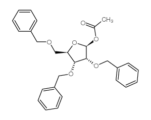 1-乙酰氧基-2,3,5-三苯甲酰氧基-1-beta-D-呋喃核糖图片