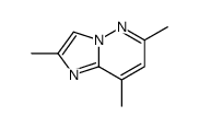 2,6,8-trimethylimidazo[1,2-b]pyridazine Structure