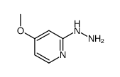 2-hydrazino-4-methoxypyridine Structure