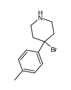 4-bromo-4-(p-tolyl)piperidine Structure
