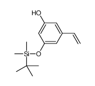 3-[tert-butyl(dimethyl)silyl]oxy-5-ethenylphenol结构式