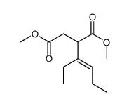 dimethyl 2-hex-3-en-3-ylbutanedioate Structure