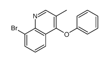 8-bromo-3-methyl-4-phenoxyquinoline Structure