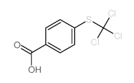 Benzoic acid,4-[(trichloromethyl)thio]-结构式
