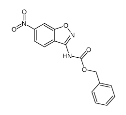 (6-nitro-benzo[d]isoxazol-3-yl)-carbamic acid benzyl ester Structure